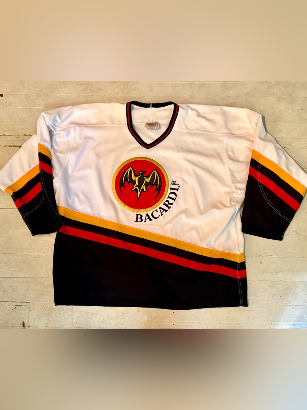 Vintage Bacardi Rum Hockey Jersey